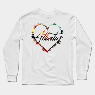 I Love Atlanta Long Sleeve T-Shirt